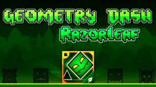 Play Geometry Dash Razor Leaf now!